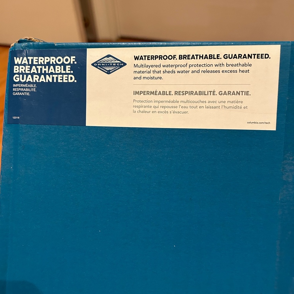 New Columbia Men's Black Waterproof Boots. Newton Ridge Waterproof II - Picture 7 of 7